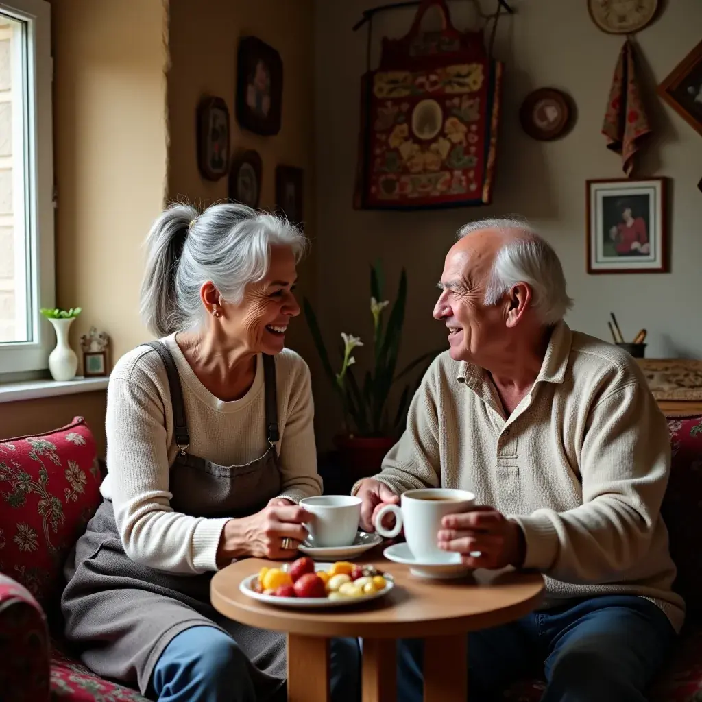 Sastojci čaja prikazani na drvenom stolu uz svježe voće